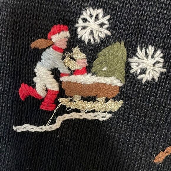 Vintage Beldochoopper Small Christmas Sweater - Picture 7 of 9